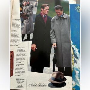 Brooks Brothers Full Length Double Breasted Trench Coat  Size XXL